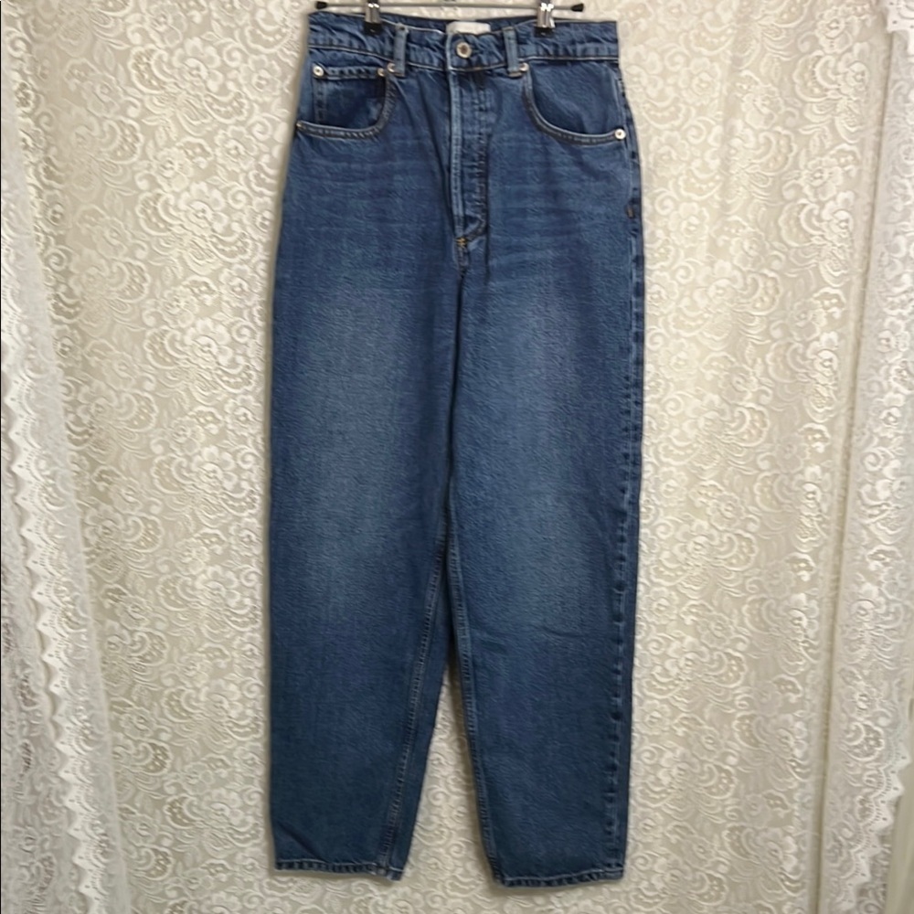 Triarchy High Rise Blue Jeans 60% organic cotton and 40% Tencel